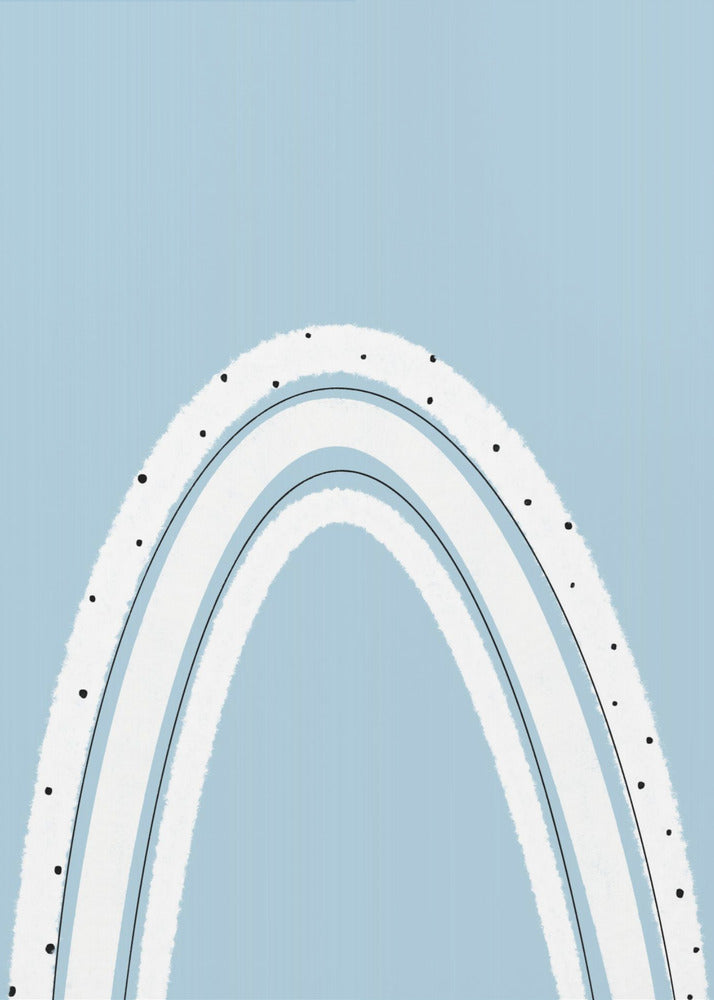 Black and White Rainbow | Canvas