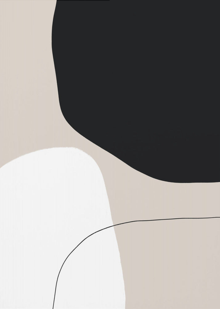Monochrome Shapes | Poster