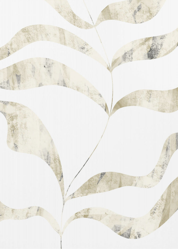 Gentle Leaf Waves | Canvas