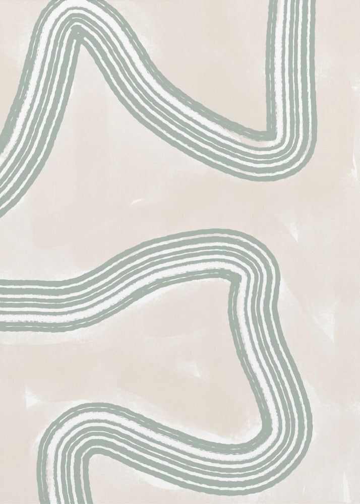 Curved Tranquility | Canvas