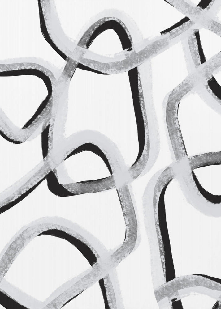 Chaotic Lines Dance | Canvas