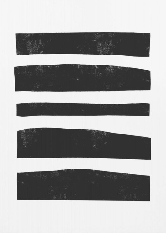Monochrome Stripes | Poster