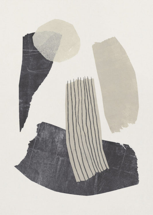 Monochrome Shapes #2 | Poster