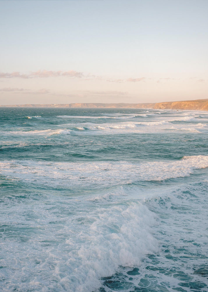 Praia Bordeira waves Portugal | Poster