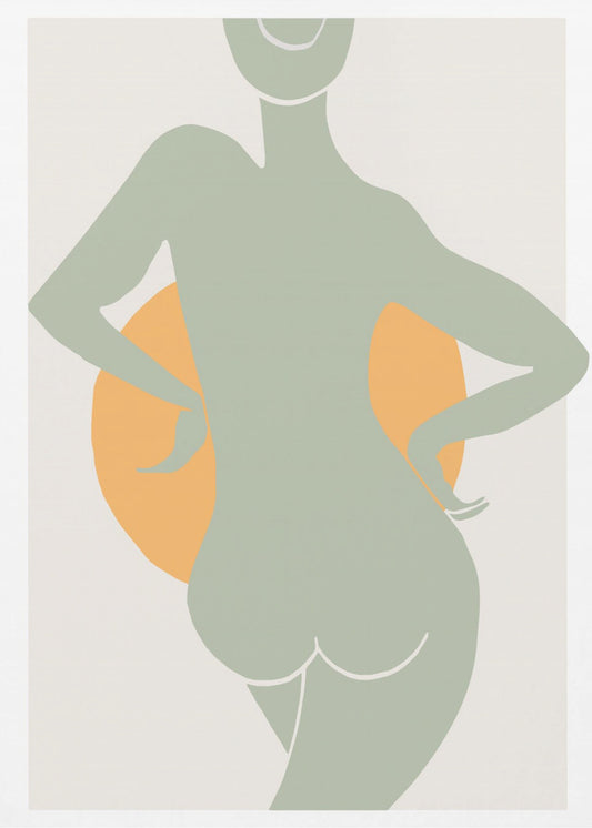 Green Woman | Canvas