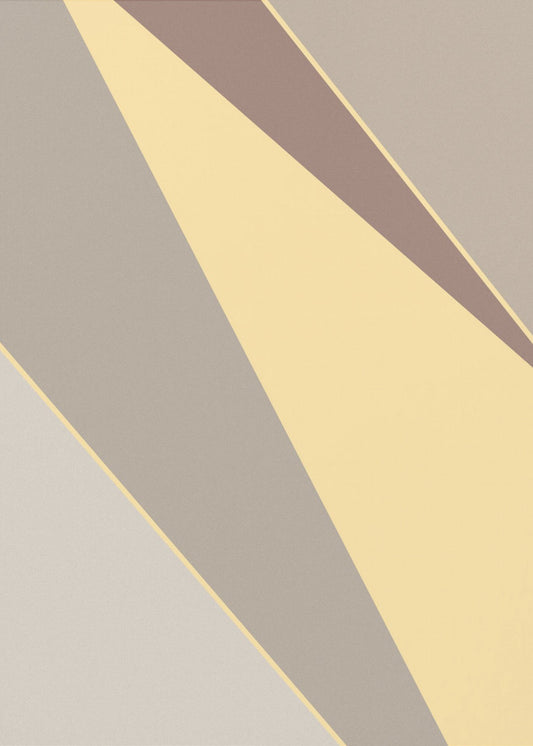 Abstract Shapes Yellow | Canvas