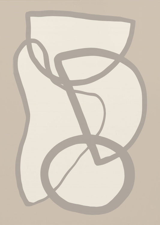 Shape 09 Beige | Canvas