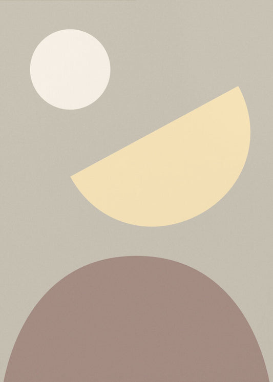 Arches Yellow and Gray | Canvas