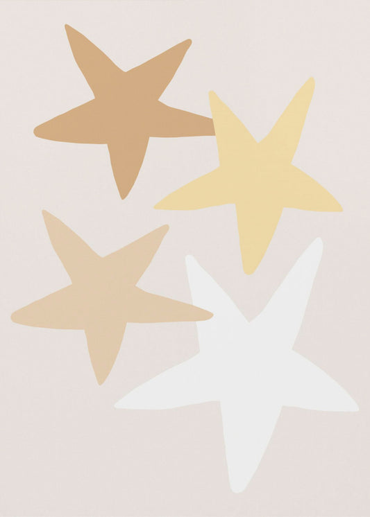 Stars Yellow | Canvas