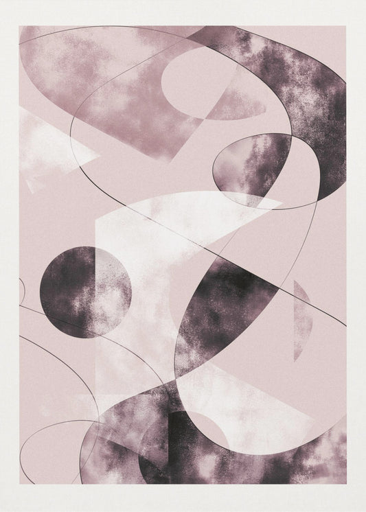 Shapes Shatters Red | Canvas