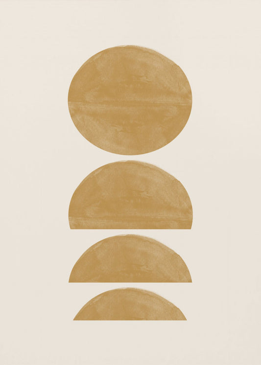 Golden Crescendos | Canvas