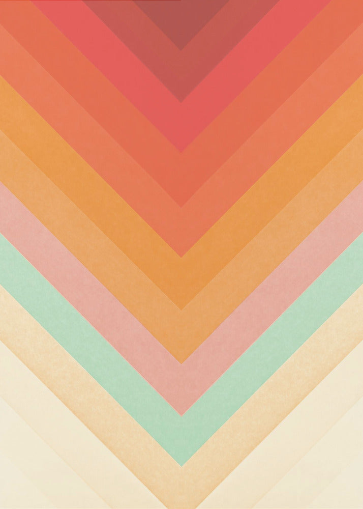 Rainbow Chevrons | Canvas