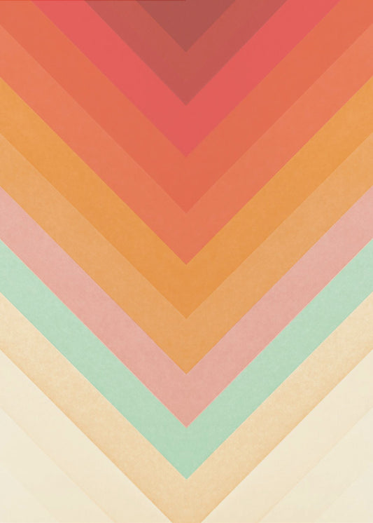 Rainbow Chevrons | Canvas
