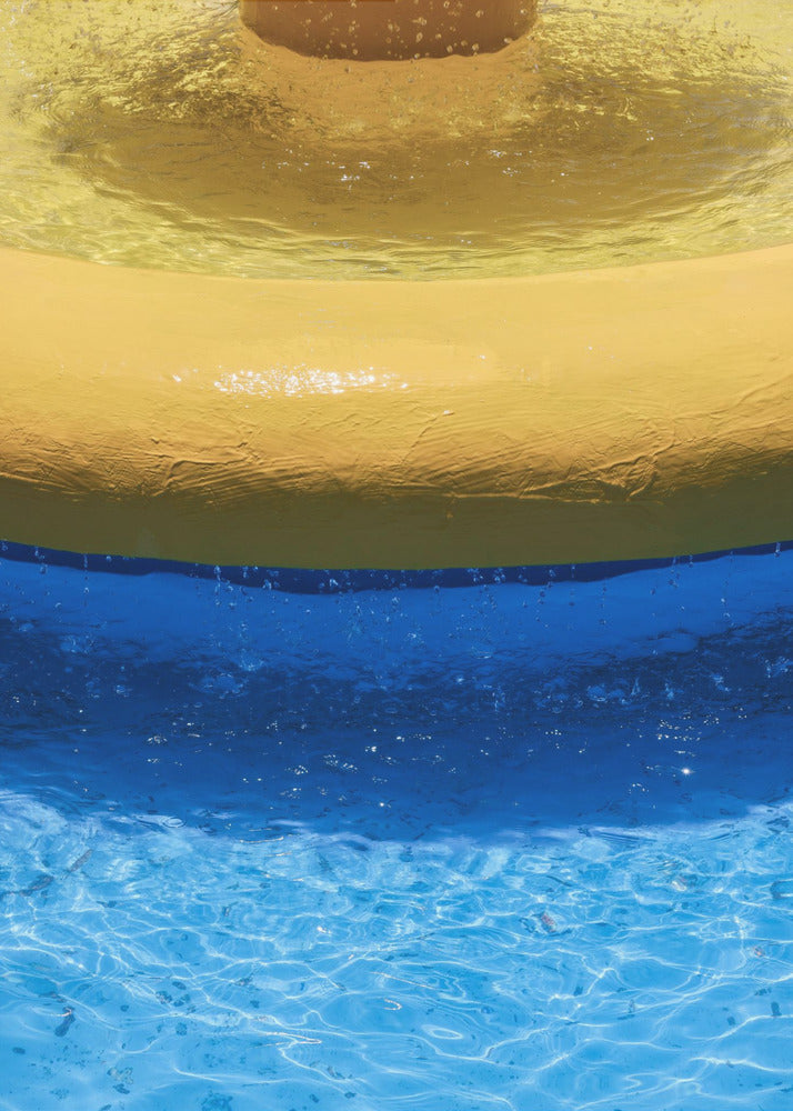 Yellow And Blue Bands | Canvas