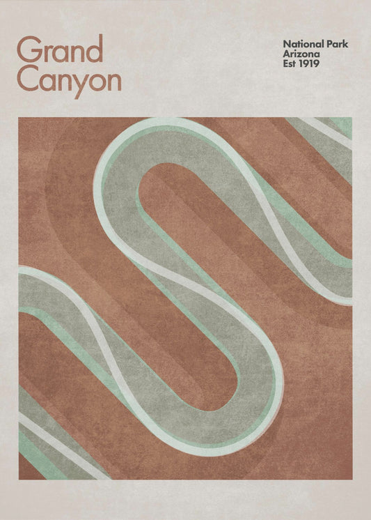 Canyon Wave Flow | Poster