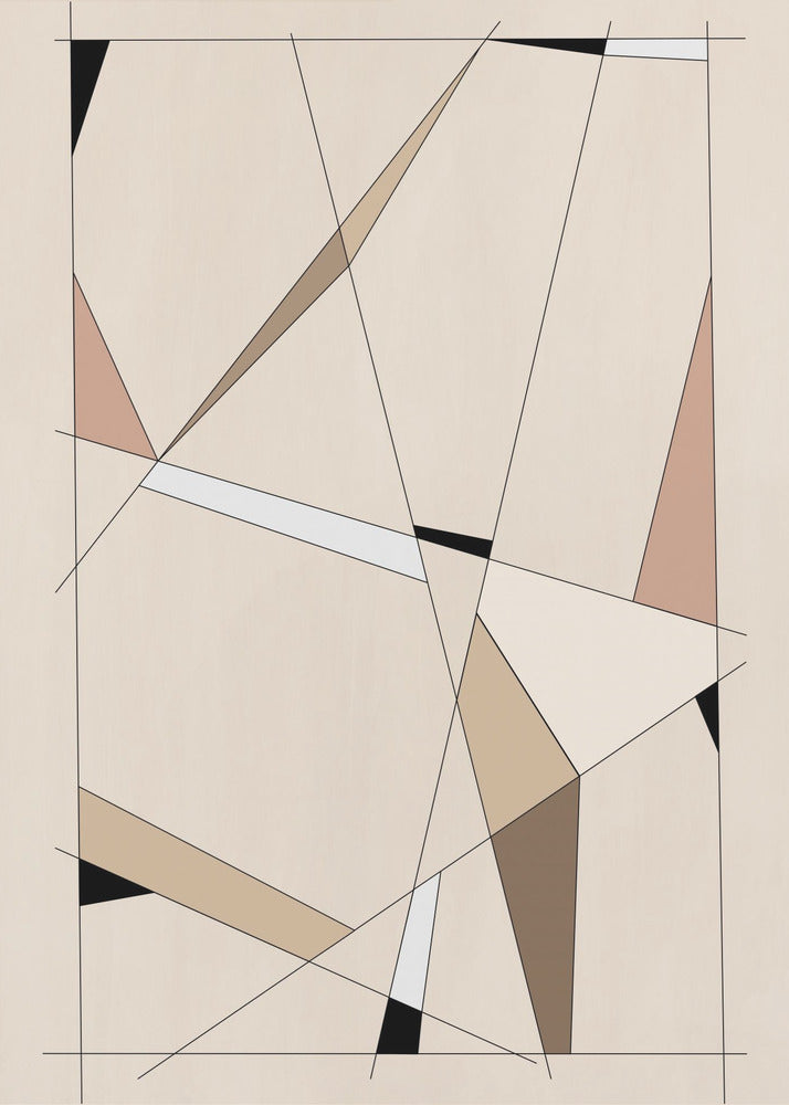 Geometric Beige Art | Poster