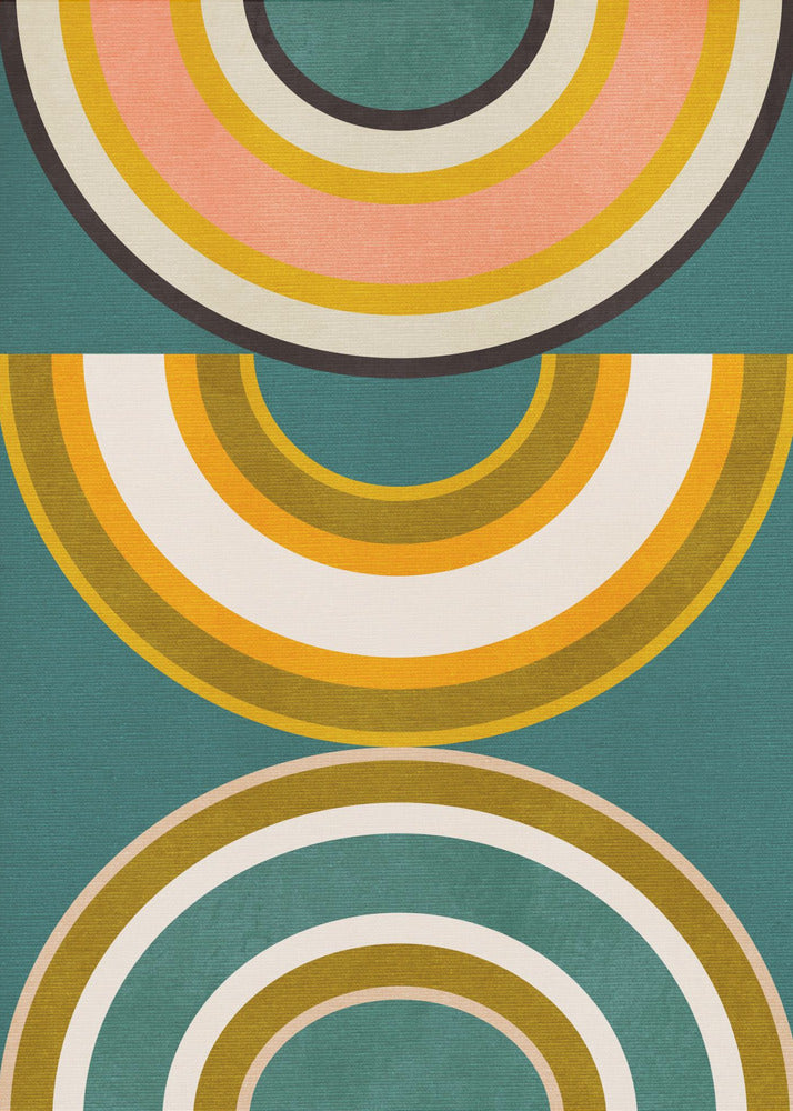 Rainbow Suns 5 Kopie | Canvas