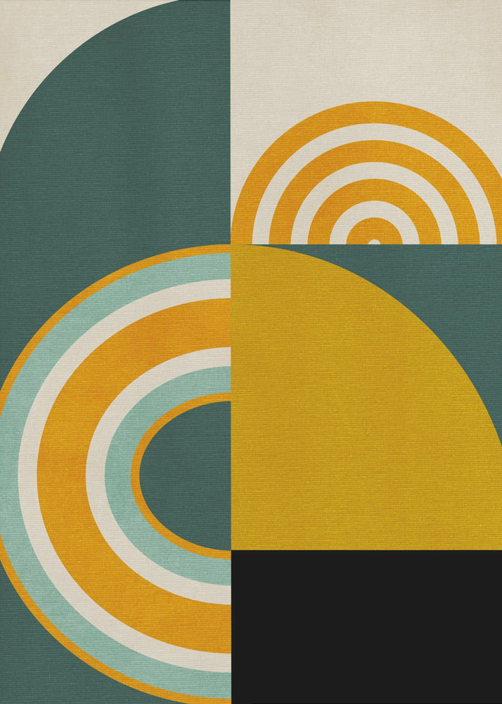 Rainbow Plus Shapes8 | Canvas