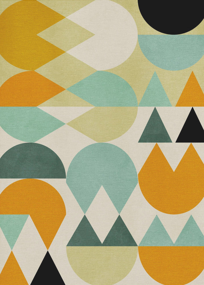 Rainbow Plus Shapes5 | Canvas