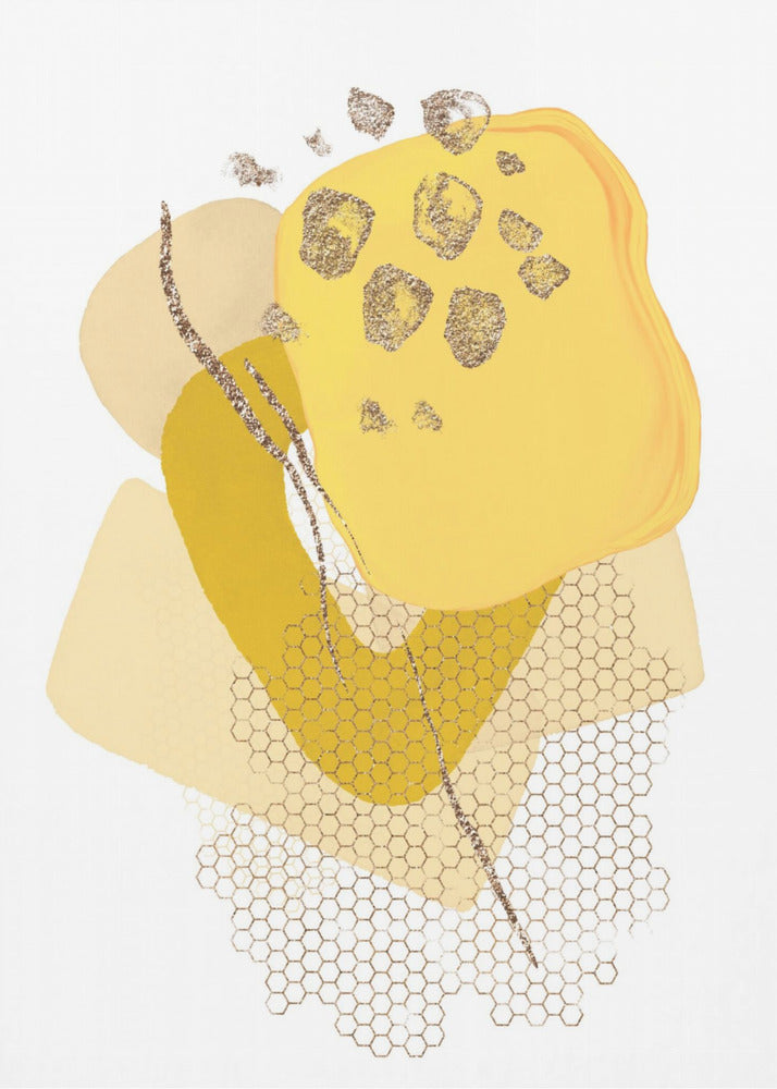 Golden moon | Canvas