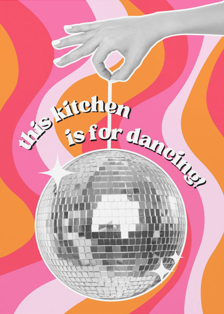 Disco Kitchen Vibes | Poster