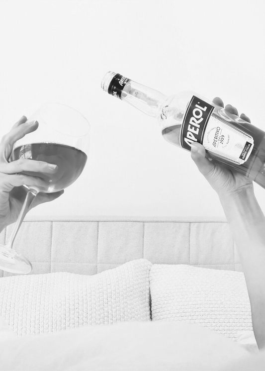 Aperol In Bed Close | Canvas