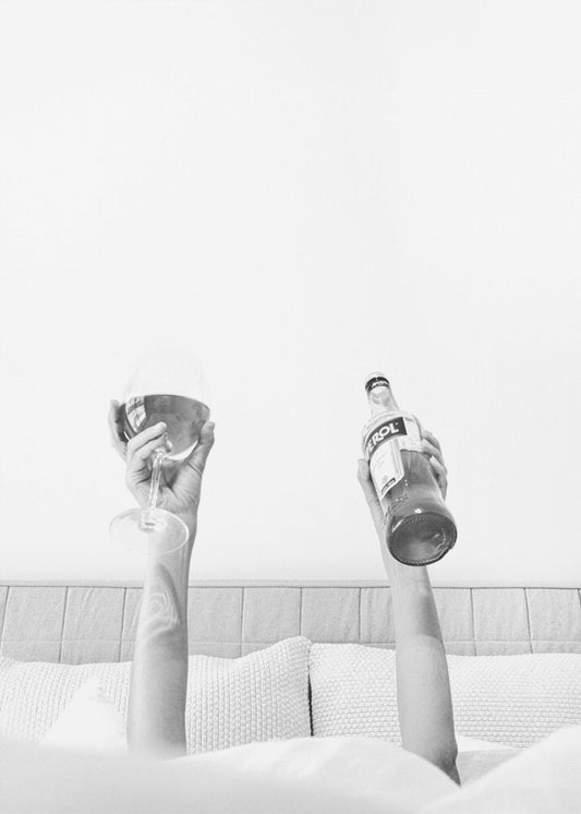 Aperol In Bed Grainy | Canvas