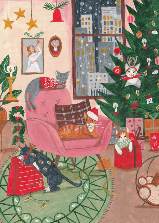 Christmas Cats in NY | Poster