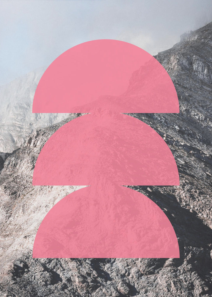 Pink Horizon Layers | Poster