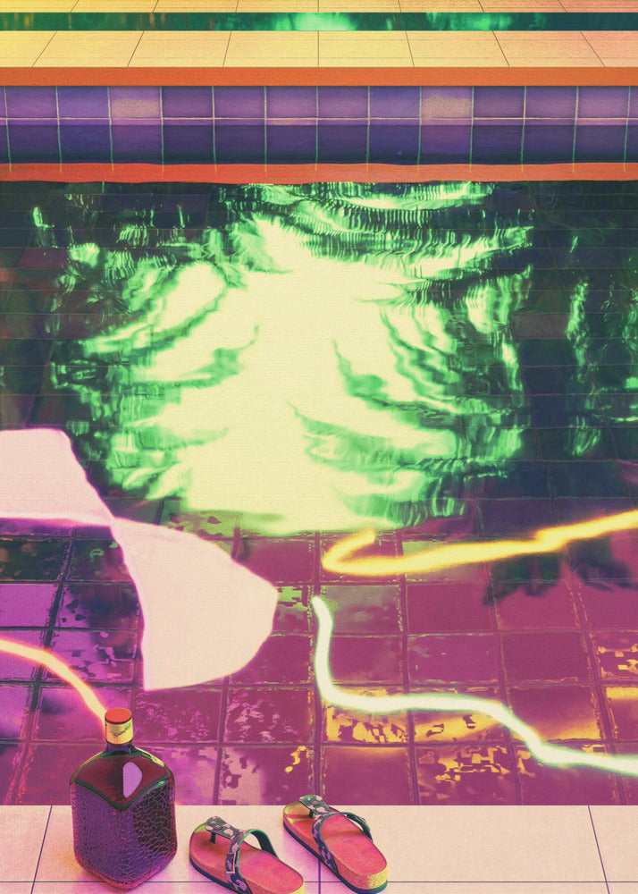 TROPICAL INDOOR POOL | Poster