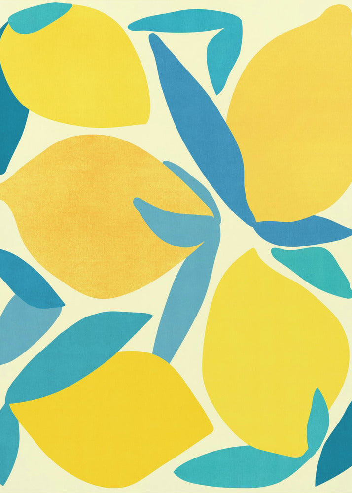 Lemon Shapes | Poster