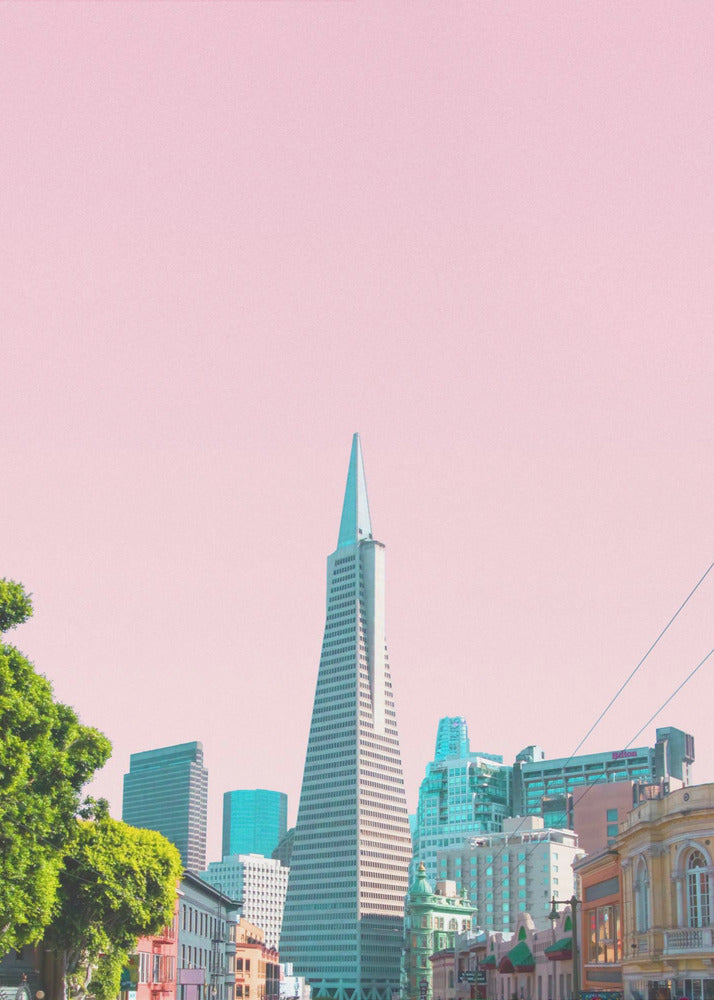 Pyramid in the City | Canvas