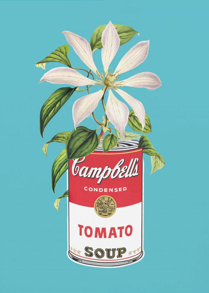Campbells and Flowers | Poster