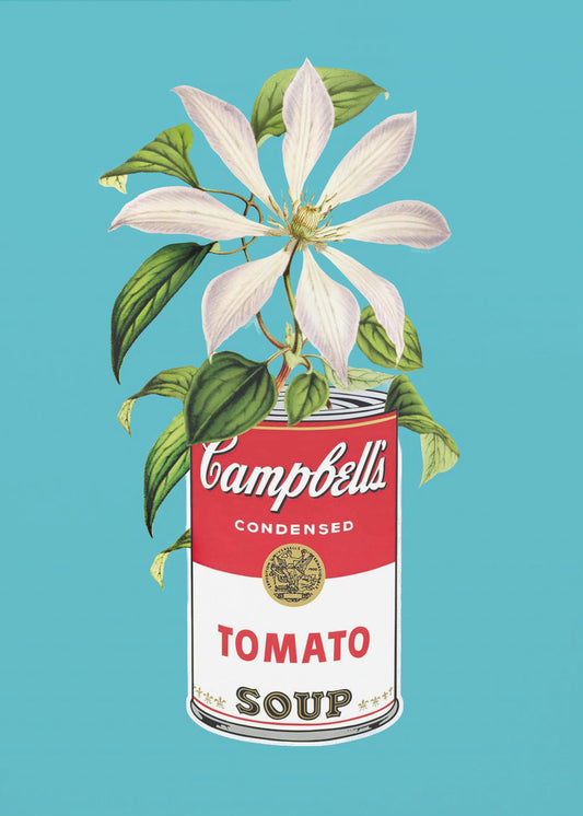 Campbells and Flowers | Poster