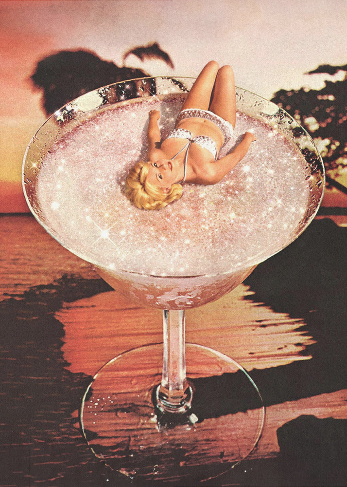 Glitter Pink Margarita | Poster