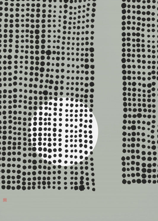 Hidden Moon N°4 | Behind the Curtains | Poster