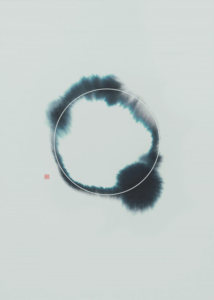 Circle N°2 | Blue | Poster