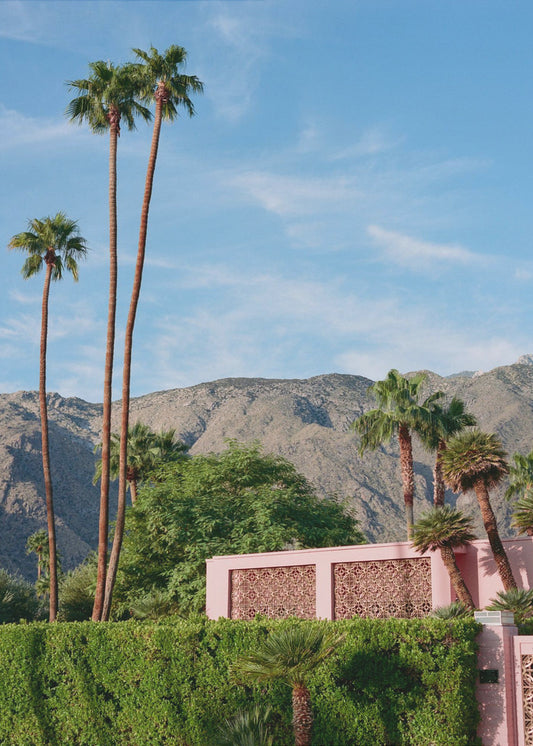 Palm Springs Pink House | Poster