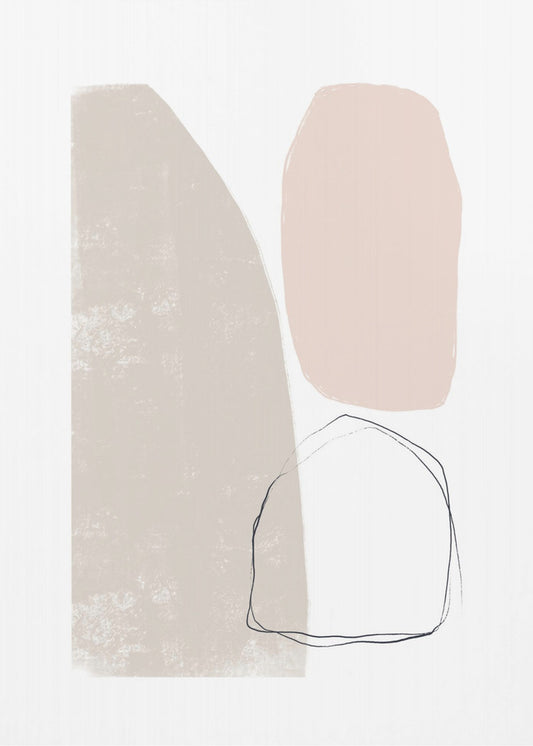 Muted Geometry Shapes | Canvas