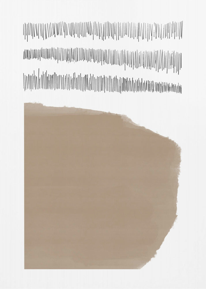 Elements With Intersecting Black Lines | Canvas