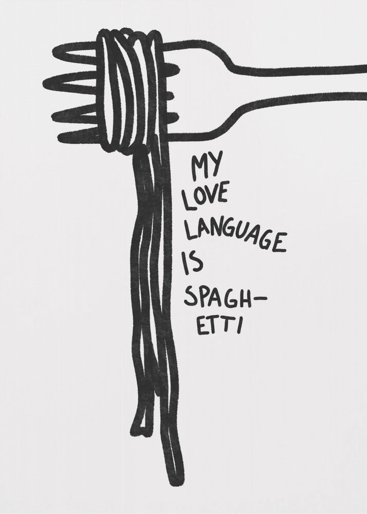Spaghetti Love Language | Poster
