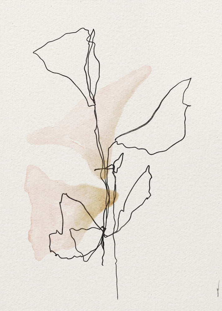 Minimal Bloom Lines | Poster