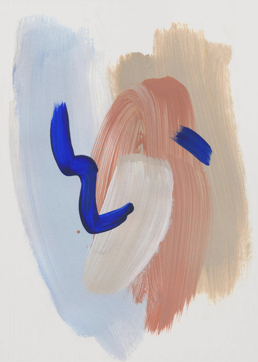 Abstract Brush Strokes 141 | Canvas