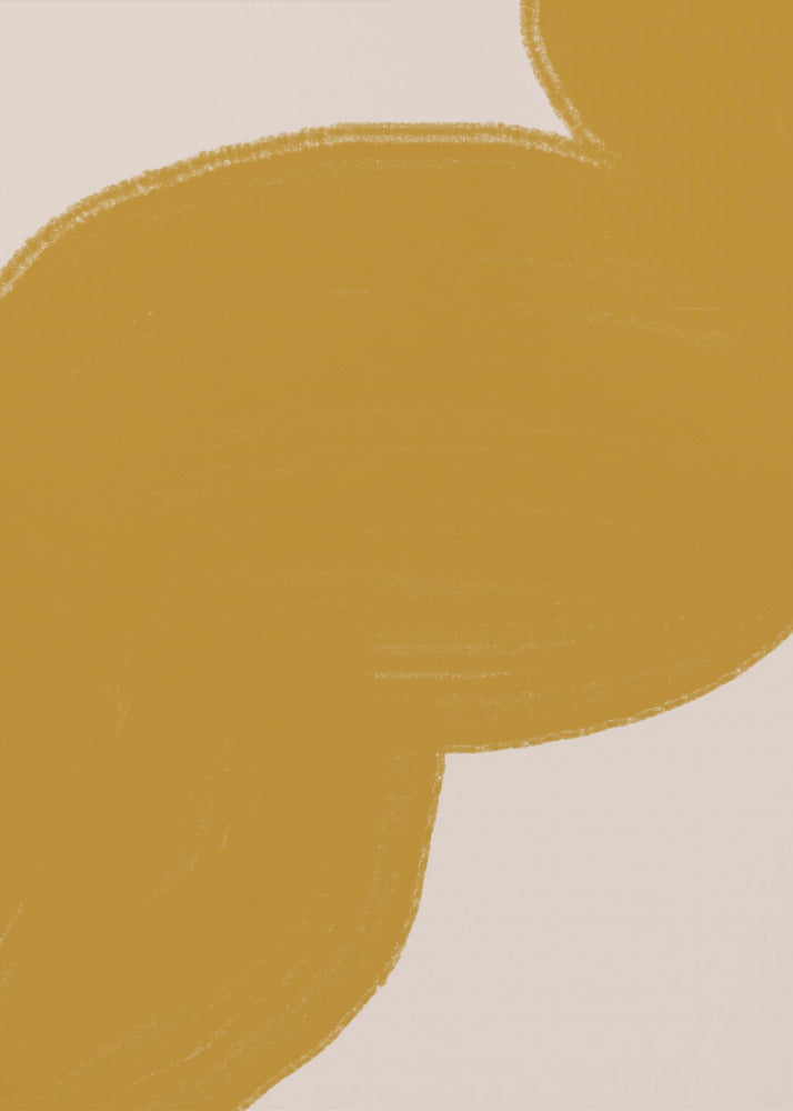 Golden Swirl Path | Canvas