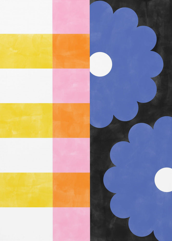 Floral Stripes | Canvas