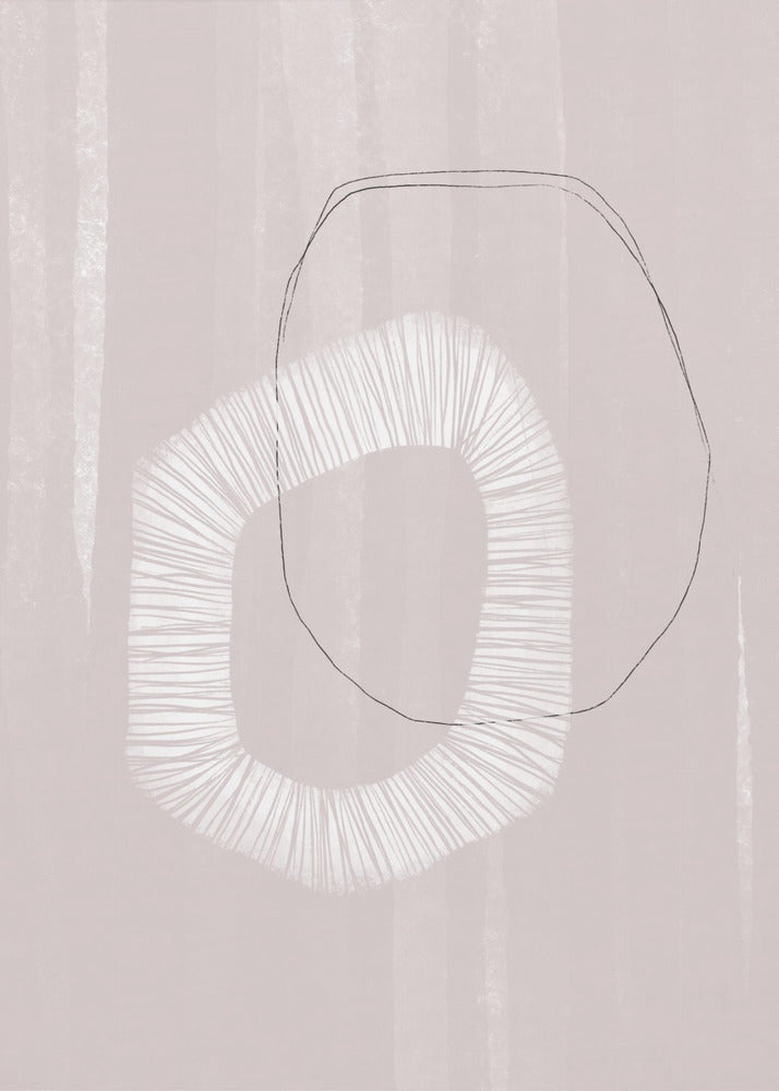 Soft Geometric Whispers | Canvas