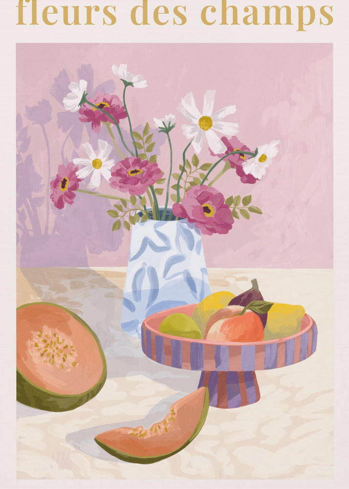 Fleur Des Champs - Pink | Canvas