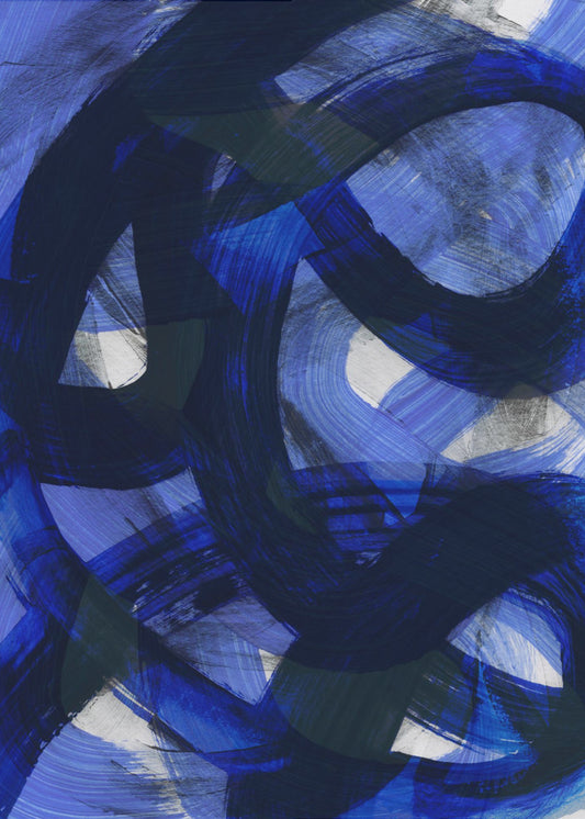 Abstract Brush Strokes 147 | Canvas