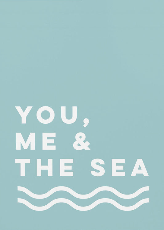 You, Me & The Sea | Canvas