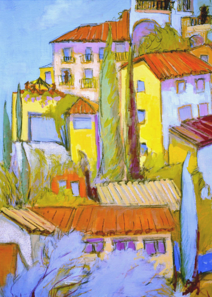 Hill Side Village | Poster